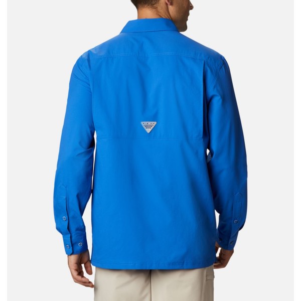 Kosele Columbia PFG Slack Tide Long Sleeve Panske Modre | SK-JUD-738610