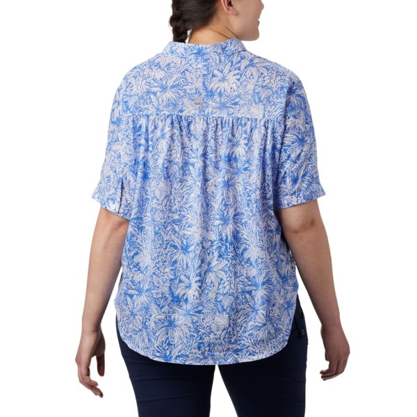 Kosele Columbia PFG Sun Drifter 3/4 Sleeve Tunic Plus Size Damske Modre | SK-PMH-189250