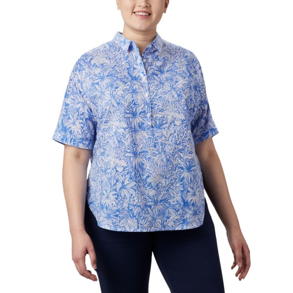 Kosele Columbia PFG Sun Drifter 3/4 Sleeve Tunic Plus Size Damske Modre | SK-PMH-189250