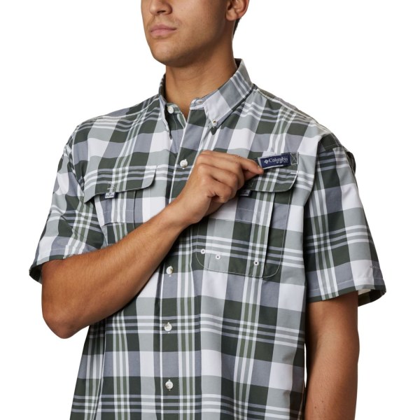 Kosele Columbia PFG Super Bahama Kratke Sleeve Panske Čierne Viacfarebný | SK-VLP-513897