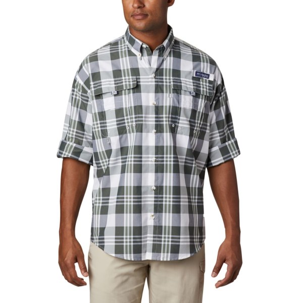 Kosele Columbia PFG Super Bahama Long Sleeve Panske Čierne Viacfarebný | SK-FEA-756910