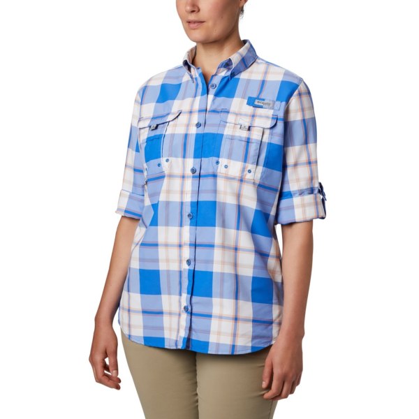 Kosele Columbia PFG Super Bahama Long Sleeve Damske Modre | SK-KBT-716439