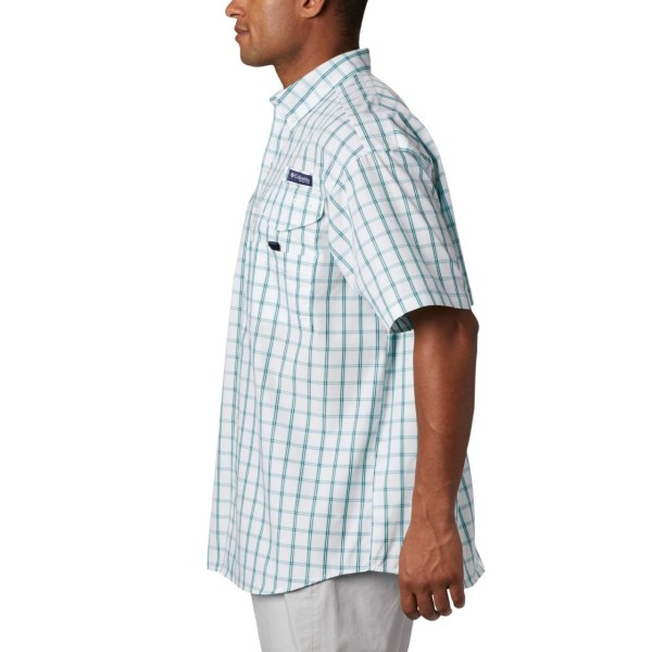 Kosele Columbia PFG Super Bonehead Klasické Kratke Sleeve Panske Námornícka Modrá | SK-AZE-514398