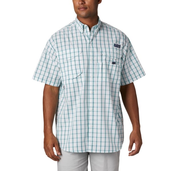 Kosele Columbia PFG Super Bonehead Klasické Kratke Sleeve Panske Námornícka Modrá | SK-AZE-514398