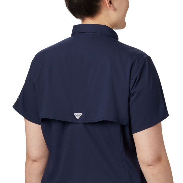 Kosele Columbia PFG Tamiami II Kratke Sleeve Plus Size Damske Námornícka Modrá | SK-AVH-782301