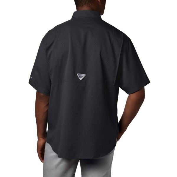 Kosele Columbia PFG Tamiami II Kratke Sleeve Big Panske Čierne | SK-EUJ-861492