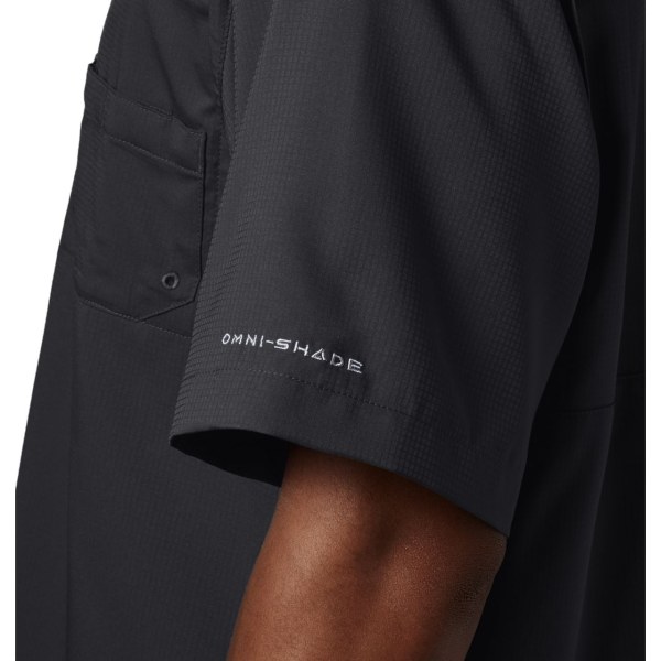 Kosele Columbia PFG Tamiami II Kratke Sleeve Big Panske Čierne | SK-EUJ-861492