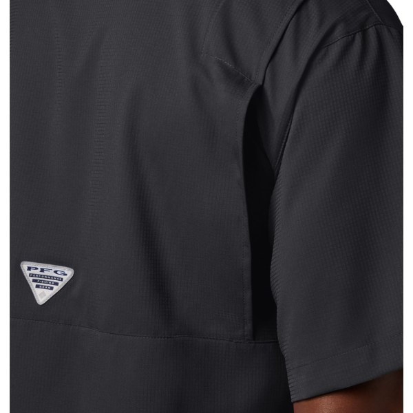Kosele Columbia PFG Tamiami II Kratke Sleeve Vysoke Panske Čierne | SK-FMV-652801