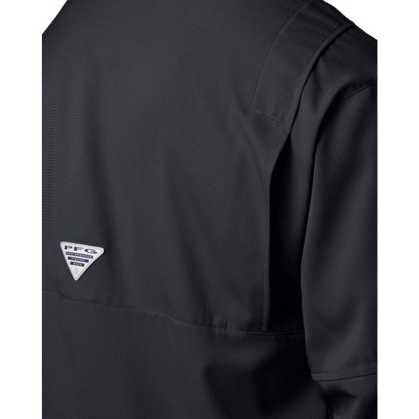 Kosele Columbia PFG Tamiami II Long Sleeve Panske Čierne | SK-MPL-916708