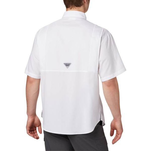 Kosele Columbia PFG Tamiami Kratke Sleeve - Dallas Cowboys Panske Biele | SK-FVS-781560