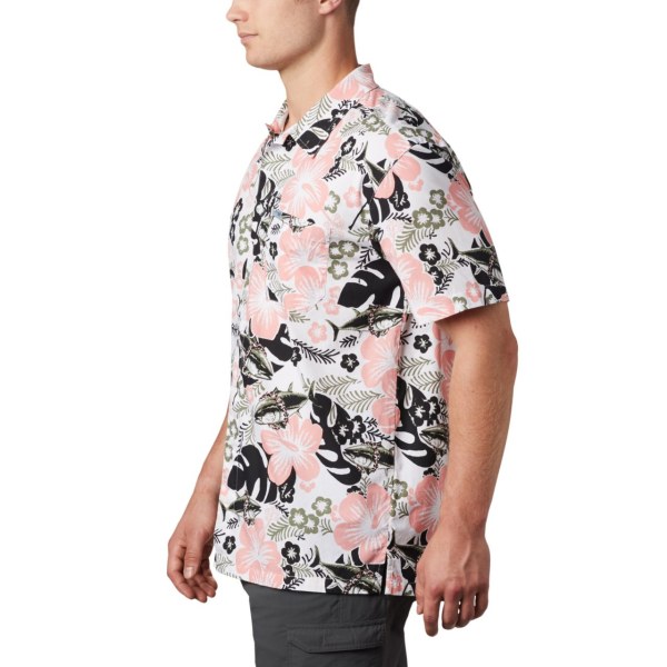 Kosele Columbia PFG Trollers Best Kratke Sleeve Vysoke Panske Čierne | SK-WFI-324096