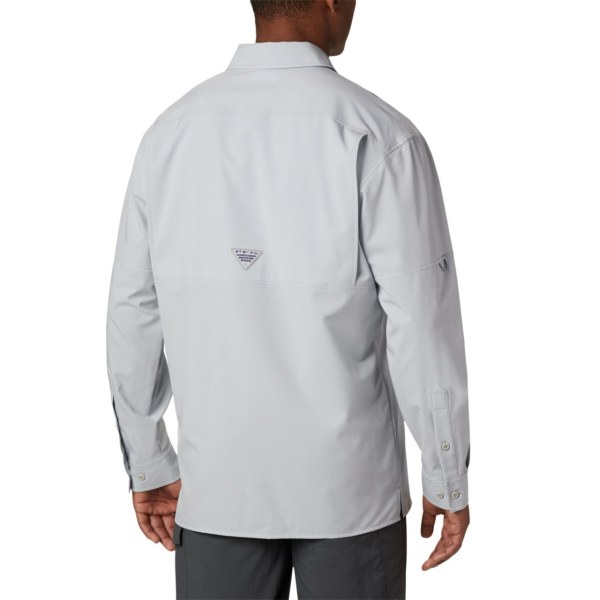 Kosele Columbia PFG Zero Rules Woven Long Sleeve Panske Siva | SK-ZIE-167532