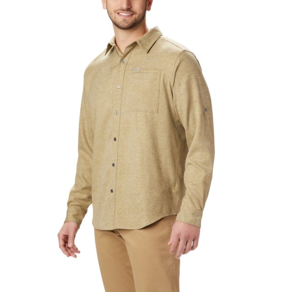 Kosele Columbia Pilsner Lodge II Long Sleeve Panske Olivovo Zelená Hnede | SK-XNU-938650