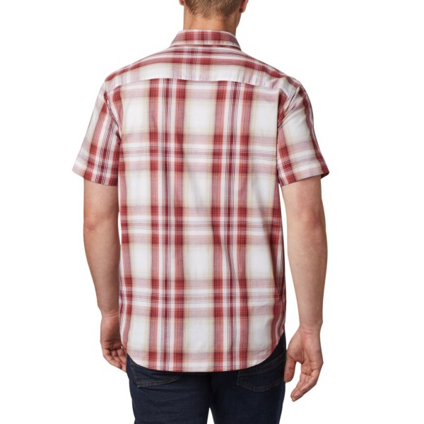 Kosele Columbia Rapid Rivers II Kratke Sleeve Big Panske Červené | SK-UZL-517428