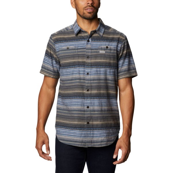 Kosele Columbia Red Bird Falls Kratke Sleeve Panske Modre | SK-BWG-012589