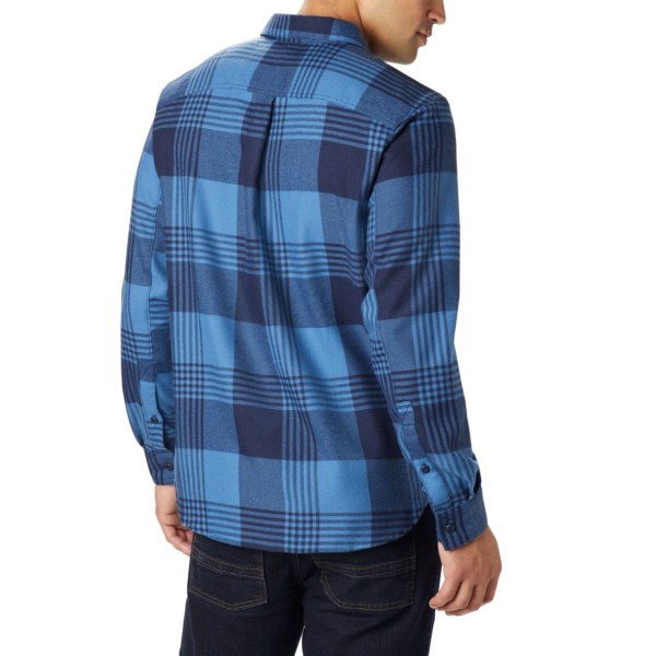 Kosele Columbia Silver Ridge 2.0 Flannel Big Panske Modre | SK-JPI-924051