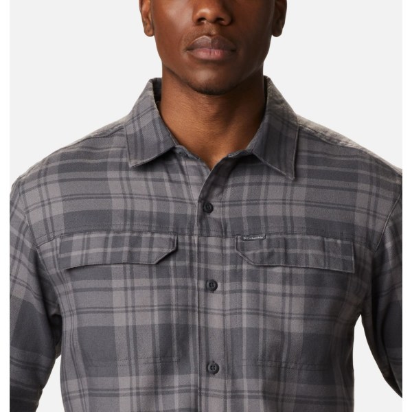 Kosele Columbia Silver Ridge 2.0 Flannel Panske Tmavo Siva | SK-NSY-604597