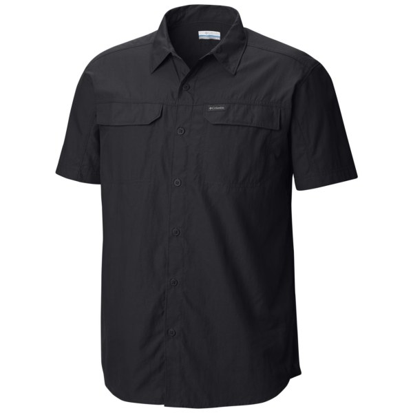 Kosele Columbia Silver Ridge 2.0 Kratke Sleeve Big Panske Čierne | SK-XWJ-278351