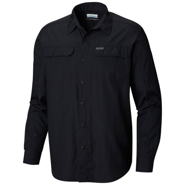 Kosele Columbia Silver Ridge 2.0 Long Sleeve Big Panske Čierne | SK-GOK-903547