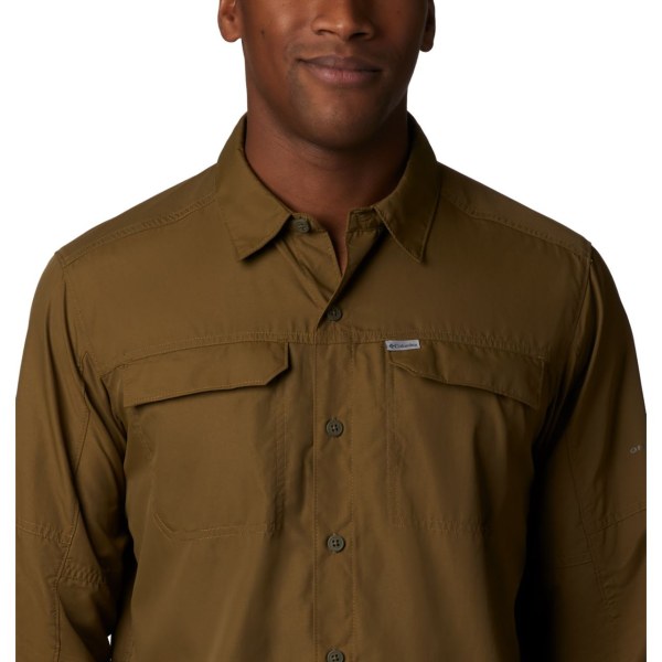 Kosele Columbia Silver Ridge 2.0 Long Sleeve Panske Olivovo Zelená Hnede | SK-UNV-410968
