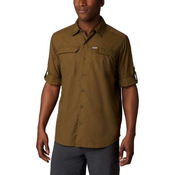 Kosele Columbia Silver Ridge 2.0 Long Sleeve Panske Olivovo Zelená Hnede | SK-UNV-410968