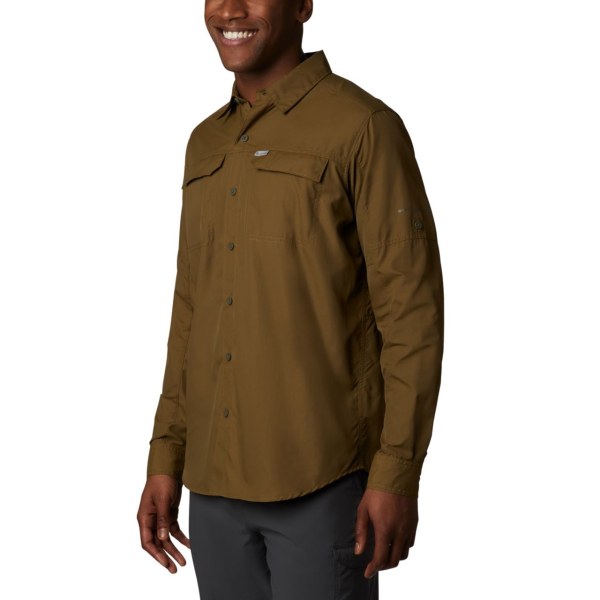 Kosele Columbia Silver Ridge 2.0 Long Sleeve Panske Olivovo Zelená Hnede | SK-UNV-410968