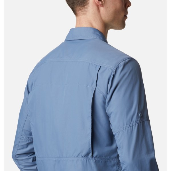 Kosele Columbia Silver Ridge 2.0 Long Sleeve Vysoke Panske Siva Modre | SK-WLJ-037489
