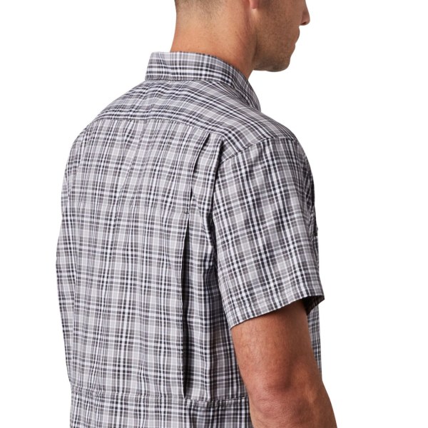 Kosele Columbia Silver Ridge 2.0 Multi Plaid Kratke Sleeve Panske Čierne | SK-OFM-142806