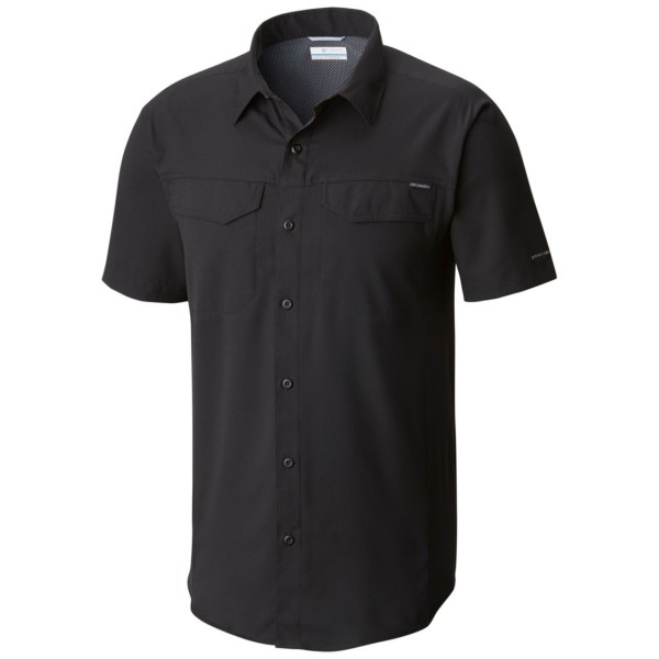 Kosele Columbia Silver Ridge Lite Kratke Sleeve Panske Čierne | SK-EFP-685971