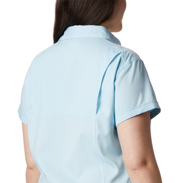 Kosele Columbia Silver Ridge Lite Kratke Sleeve Plus Size Damske Modre | SK-OMH-729401