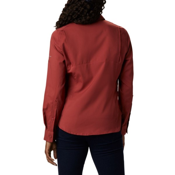 Kosele Columbia Silver Ridge Lite Long Sleeve Damske Červené | SK-GCI-097162