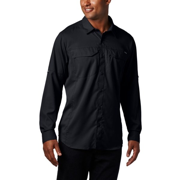 Kosele Columbia Silver Ridge Lite Long Sleeve Panske Čierne | SK-HNU-751249