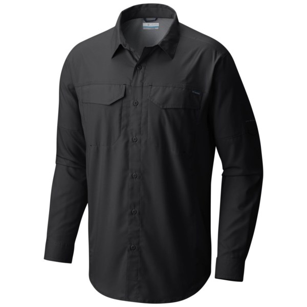 Kosele Columbia Silver Ridge Lite Long Sleeve Panske Čierne | SK-HNU-751249