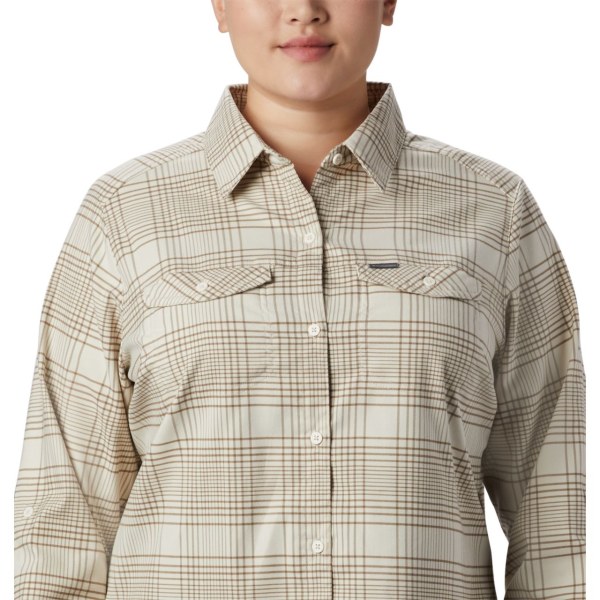 Kosele Columbia Silver Ridge Long Sleeve Flannel Top Plus Size Damske Viacfarebný | SK-GPM-152498
