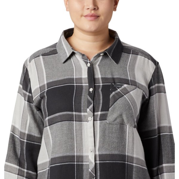 Kosele Columbia Simply Put II Flannel Plus Size Damske Tmavo Siva | SK-LBX-765082