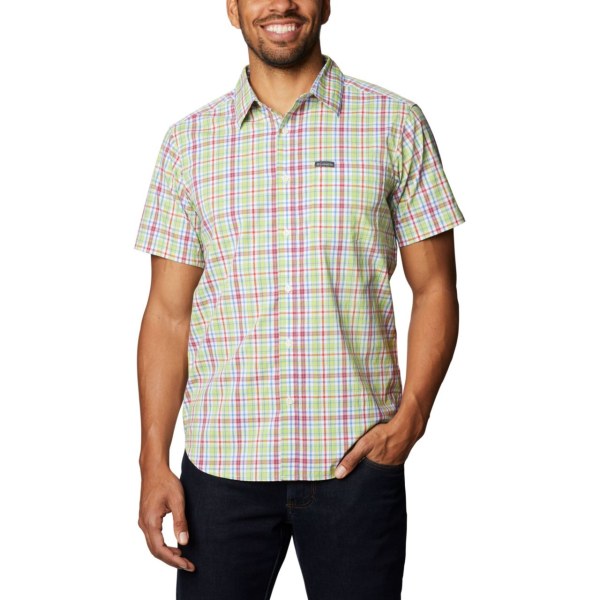 Kosele Columbia Spring Time Kratke Sleeve Panske Modre | SK-MQG-192385