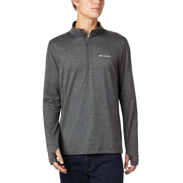 Kosele Columbia Tech Trailove 1/4 Zip Panske Tmavo Siva | SK-LOC-635021