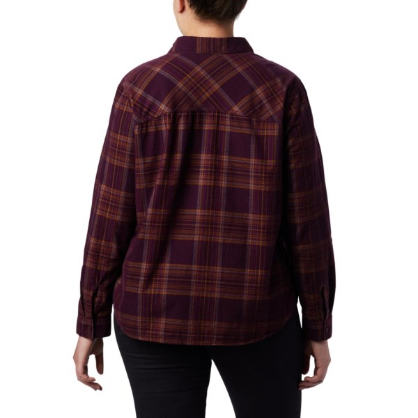 Kosele Columbia Times Two Corduroy Long Sleeve Plus Size Damske Čierne Ruzove | SK-CWH-638419