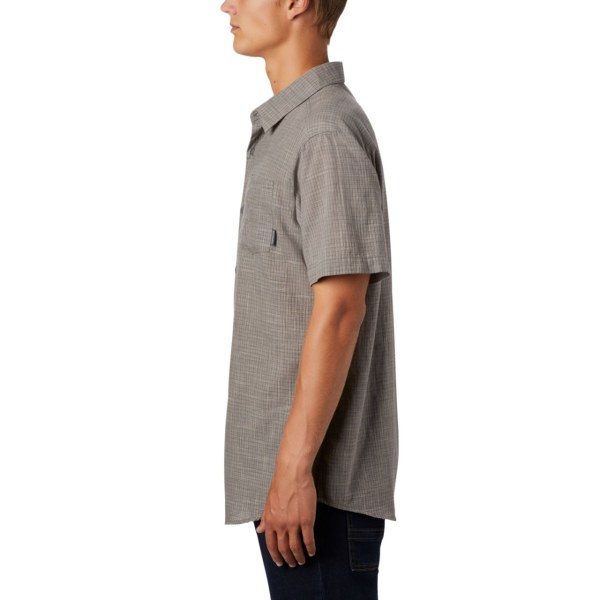 Kosele Columbia Under Exposure Yarn-Dye Kratke Sleeve Panske Siva | SK-JGV-073165