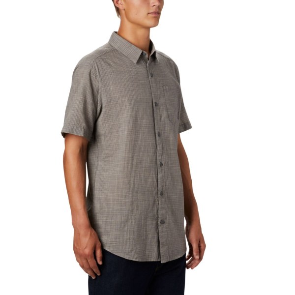 Kosele Columbia Under Exposure Yarn-Dye Kratke Sleeve Panske Siva | SK-JGV-073165