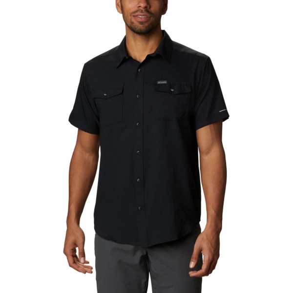 Kosele Columbia Utilizer II Solid Kratke Sleeve Panske Čierne | SK-XMV-412598