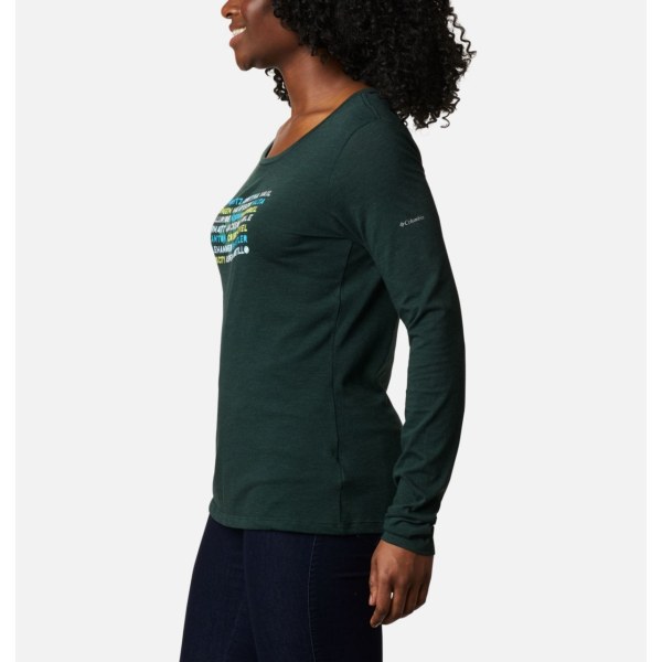 Mikiny Columbia Blustery Peak Long Sleeve Damske Zelene | SK-EGW-279465