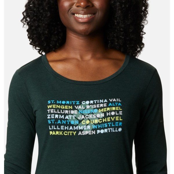 Mikiny Columbia Blustery Peak Long Sleeve Damske Zelene | SK-EGW-279465