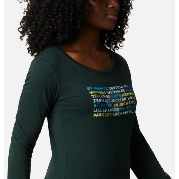 Mikiny Columbia Blustery Peak Long Sleeve Damske Zelene | SK-EGW-279465