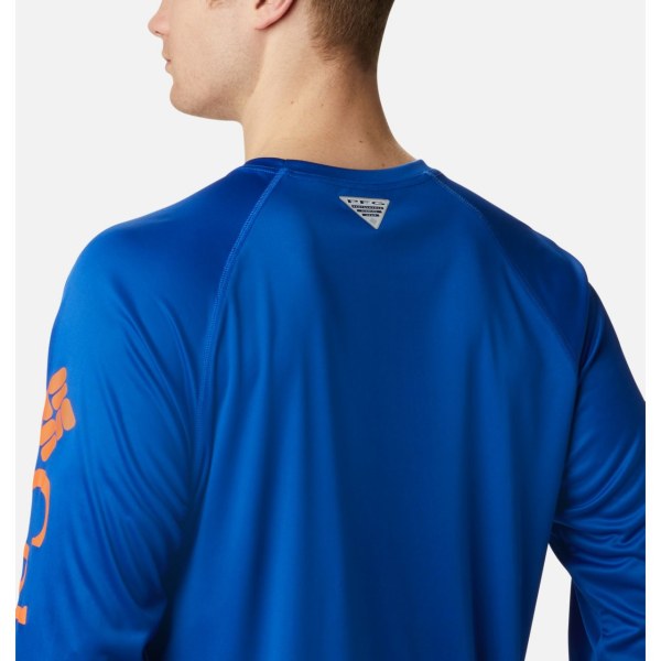 Mikiny Columbia Collegiate PFG Terminal Tackle Long Sleeve - Florida Panske Oranžové | SK-AET-051293