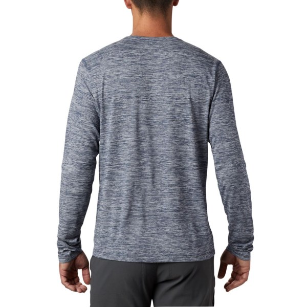 Mikiny Columbia Deschutes Runner Long Sleeve Vysoke Panske Tmavo Modre | SK-RKO-498127