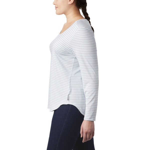 Mikiny Columbia Firwood Camp Long Sleeve Plus Size Damske Biele | SK-CYK-147295