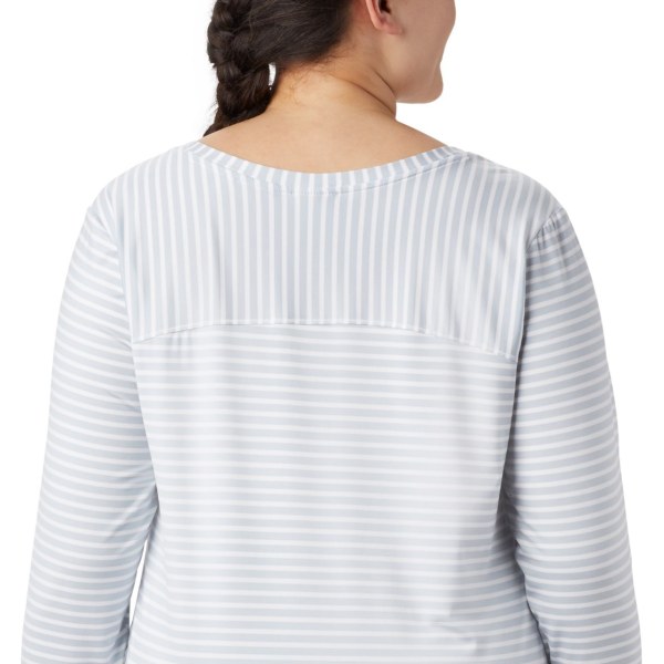Mikiny Columbia Firwood Camp Long Sleeve Plus Size Damske Biele | SK-CYK-147295