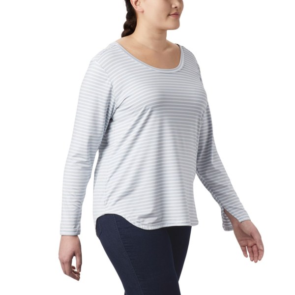 Mikiny Columbia Firwood Camp Long Sleeve Plus Size Damske Biele | SK-CYK-147295