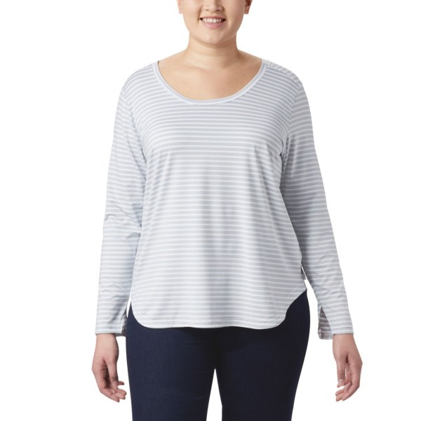 Mikiny Columbia Firwood Camp Long Sleeve Plus Size Damske Biele | SK-CYK-147295